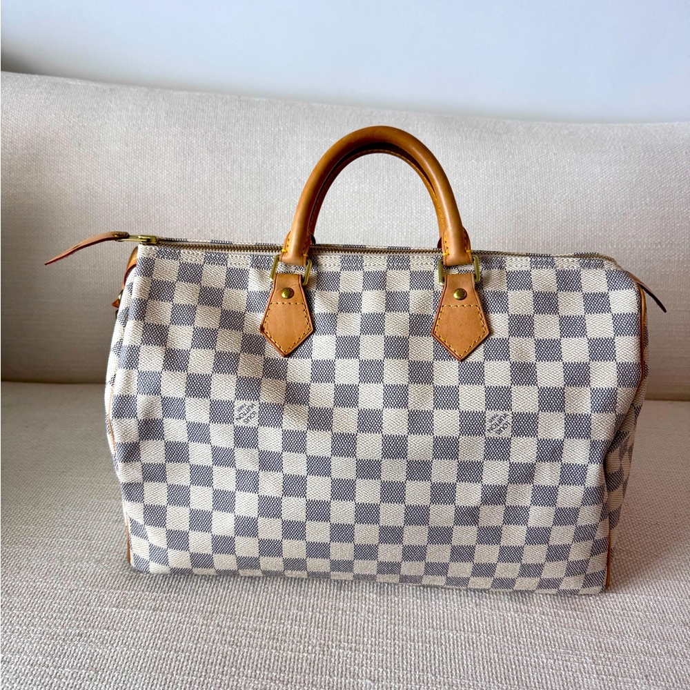 Louis Vuitton Damier Azur Speedy 35 - Made in USA (SD1113)